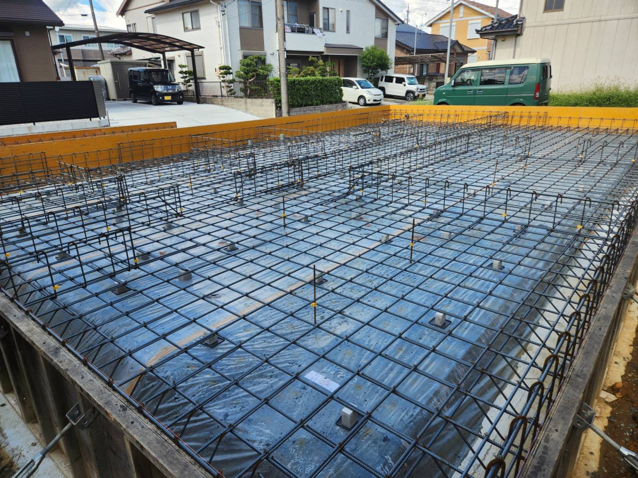 蹴球(サッカー)と収納 こだわりの家～【基礎・鉄筋】 #新築住宅の完成まで