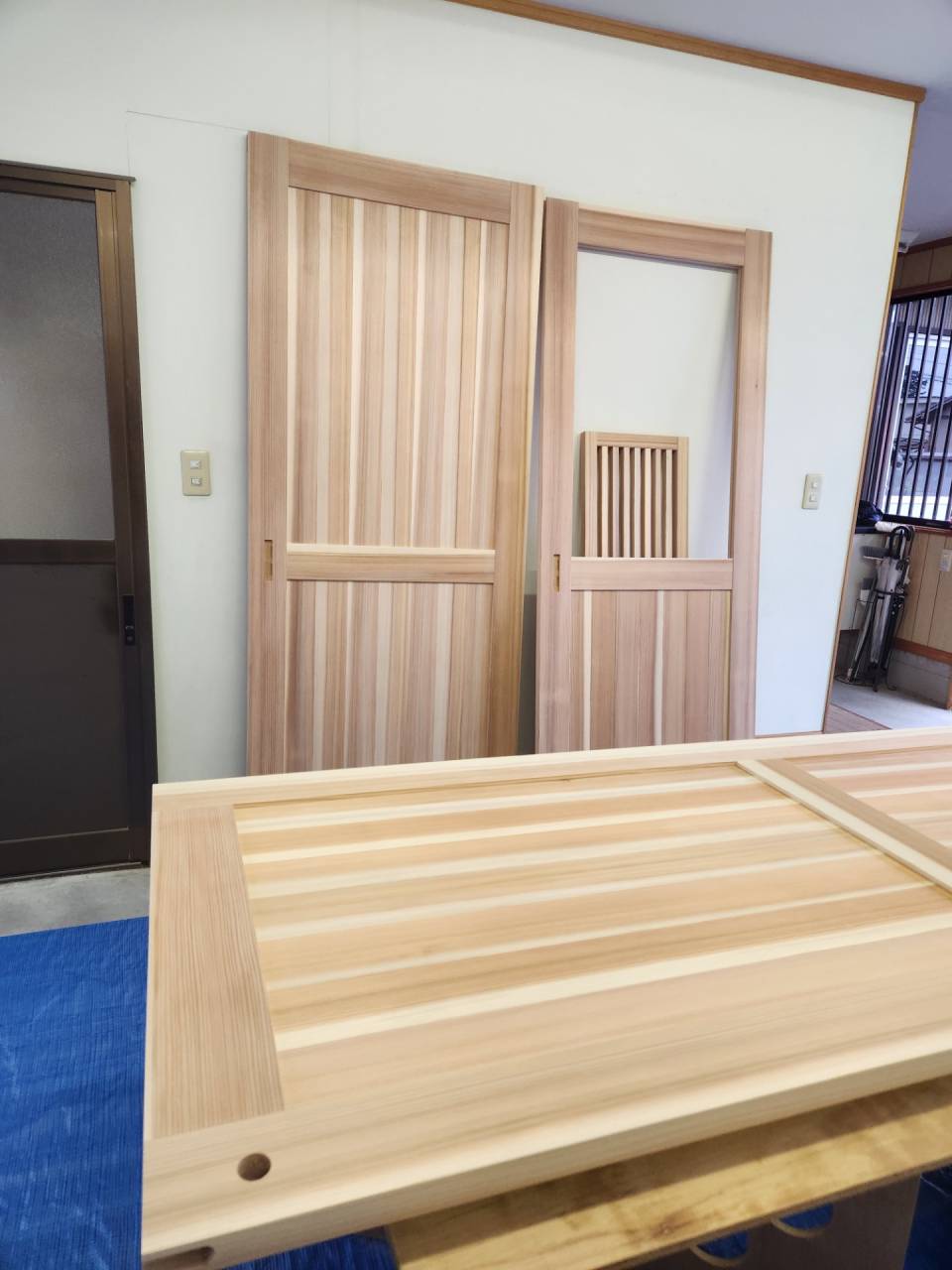 蹴球(サッカー)と収納 こだわりの家～【制作建具・家具】 #新築住宅の完成まで